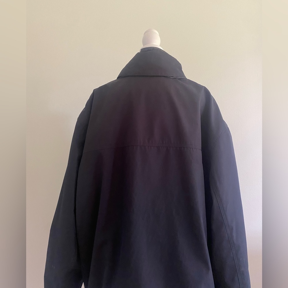 Calvin Klein Mens Medium Black Polyester Jacket Zip Up Double Lined - Picture 5 of 7